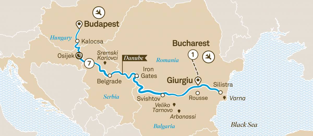 Budapest to Bucharest Travel Mode